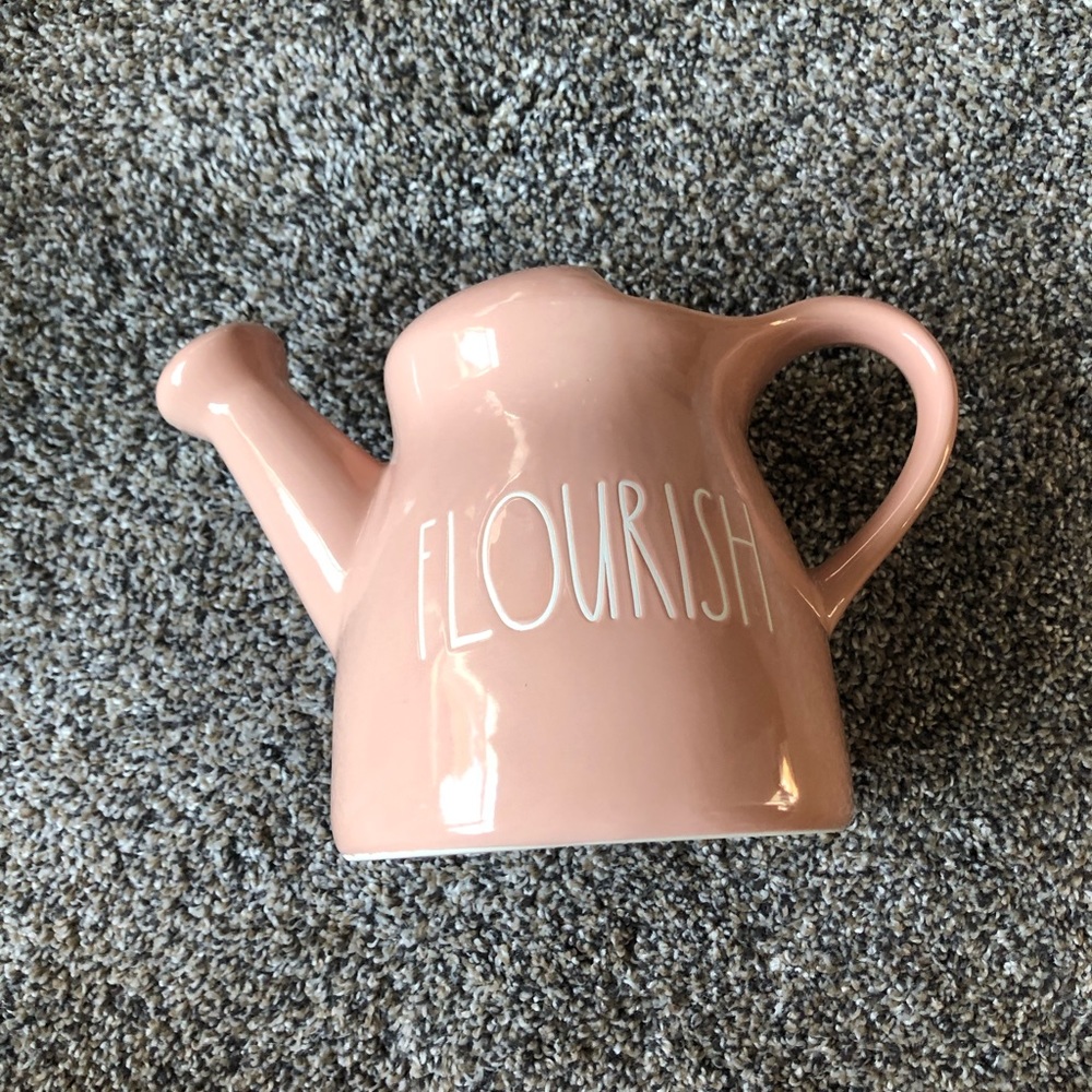 Rae Dunn Flourish Ceramic Watering Can